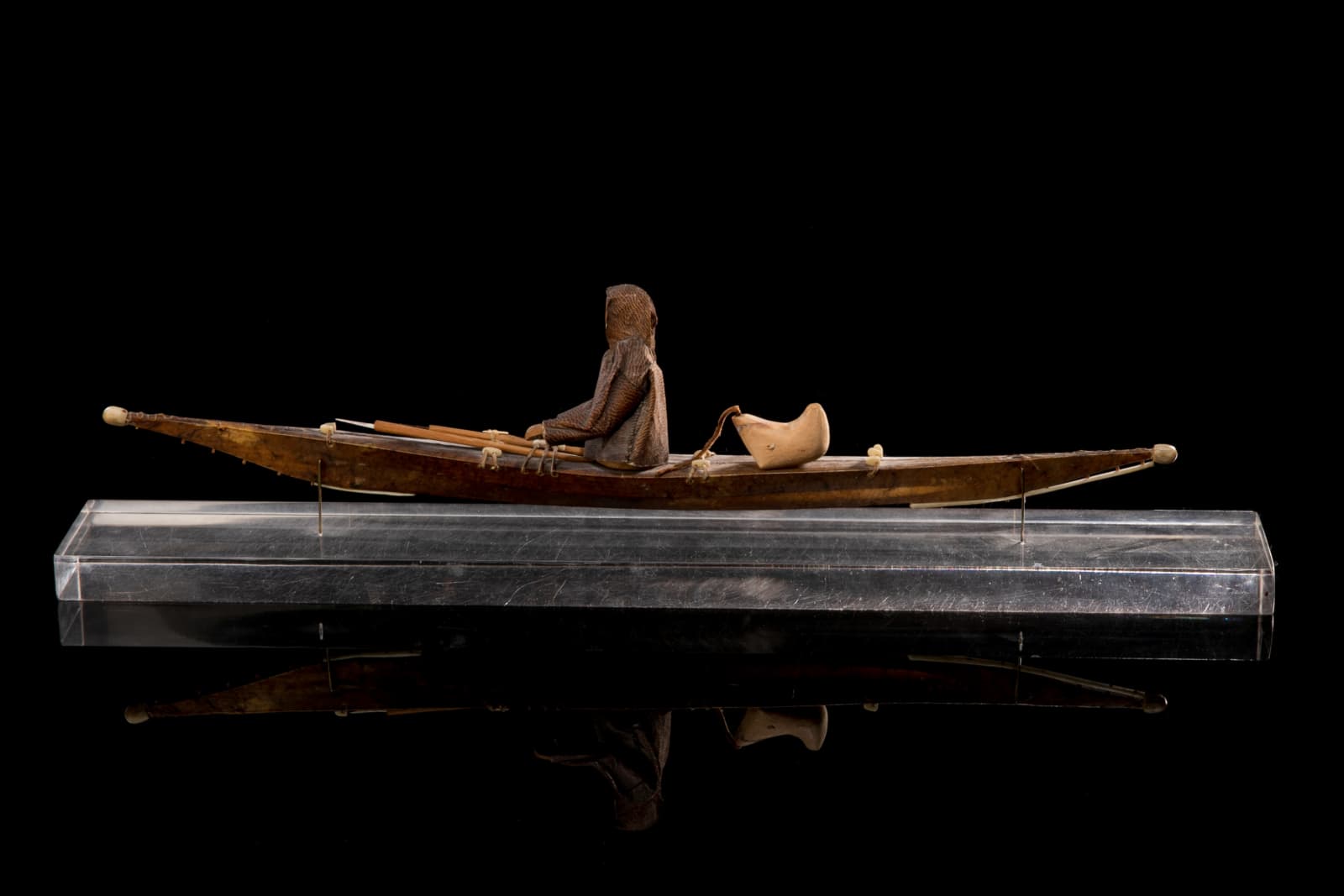 UNIDENTIFIED GREENLANDIC ARTIST, Hunter in a Kayak, early-mid 20th century