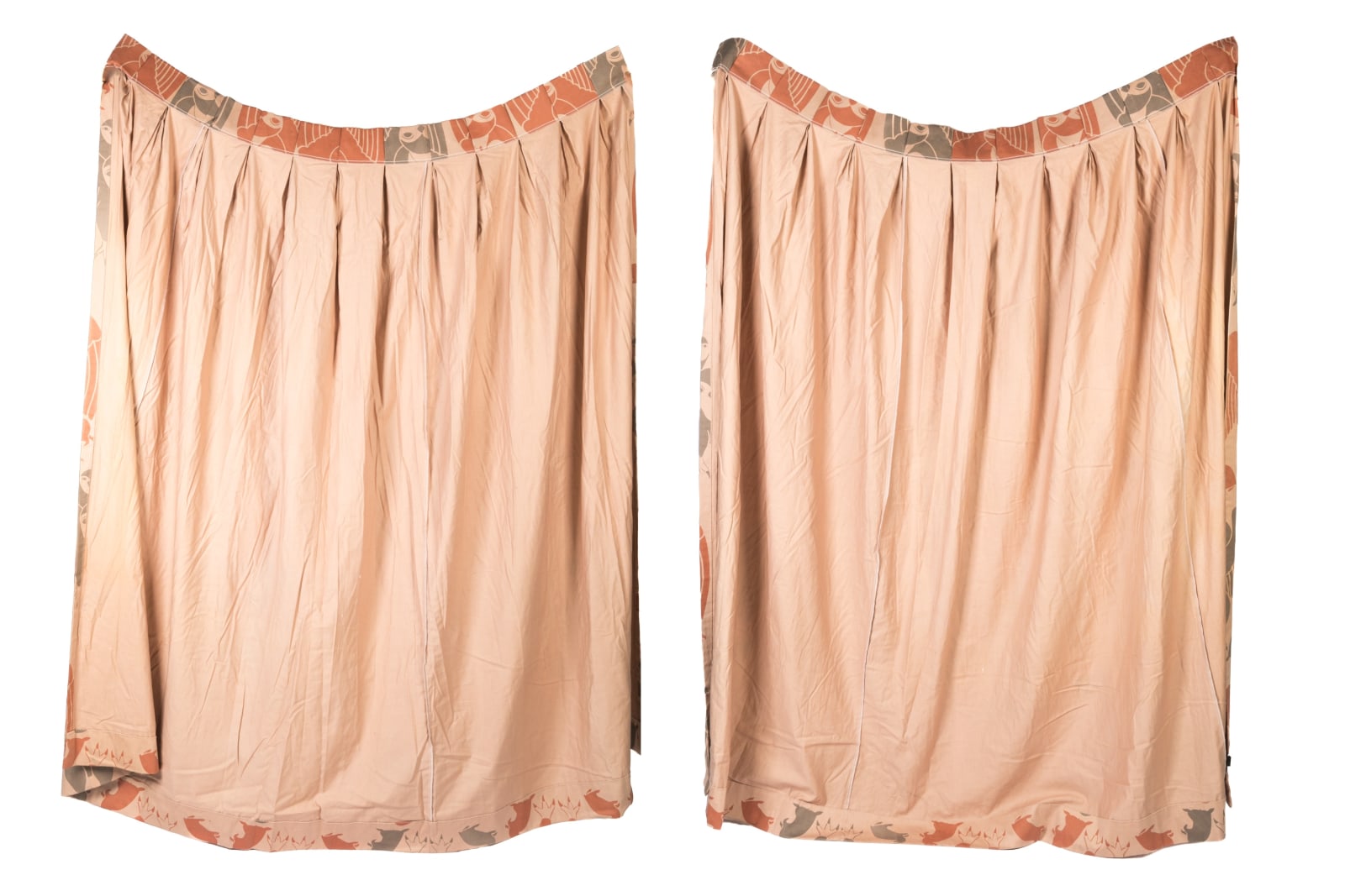 PAULOSIE SIVUAK (1930-1986) PUVIRNITUQ (POVUNGNITUK), Owl Family with Lemmings (Set of Curtains), 1976