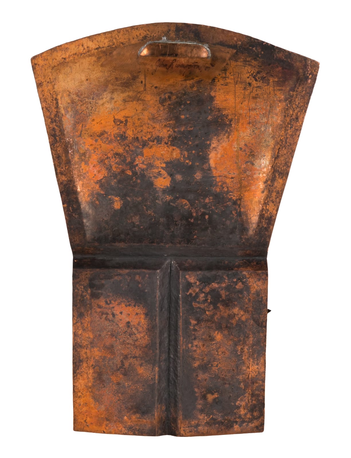 JOHN LIVINGSTON (1951-2019), NON-INDIGENOUS, ADOPTED KWAKWA̱KA̱ʼWAKW, Painted Sea Bear Copper, 2007