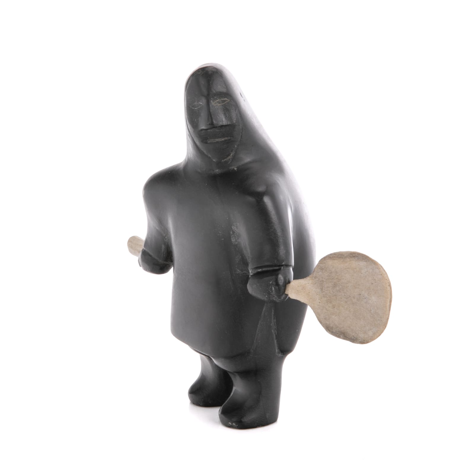 GEORGE TATANNIQ (1910-1991) QAMANI'TUAQ (BAKER LAKE), Drum Dancer, early 1980s