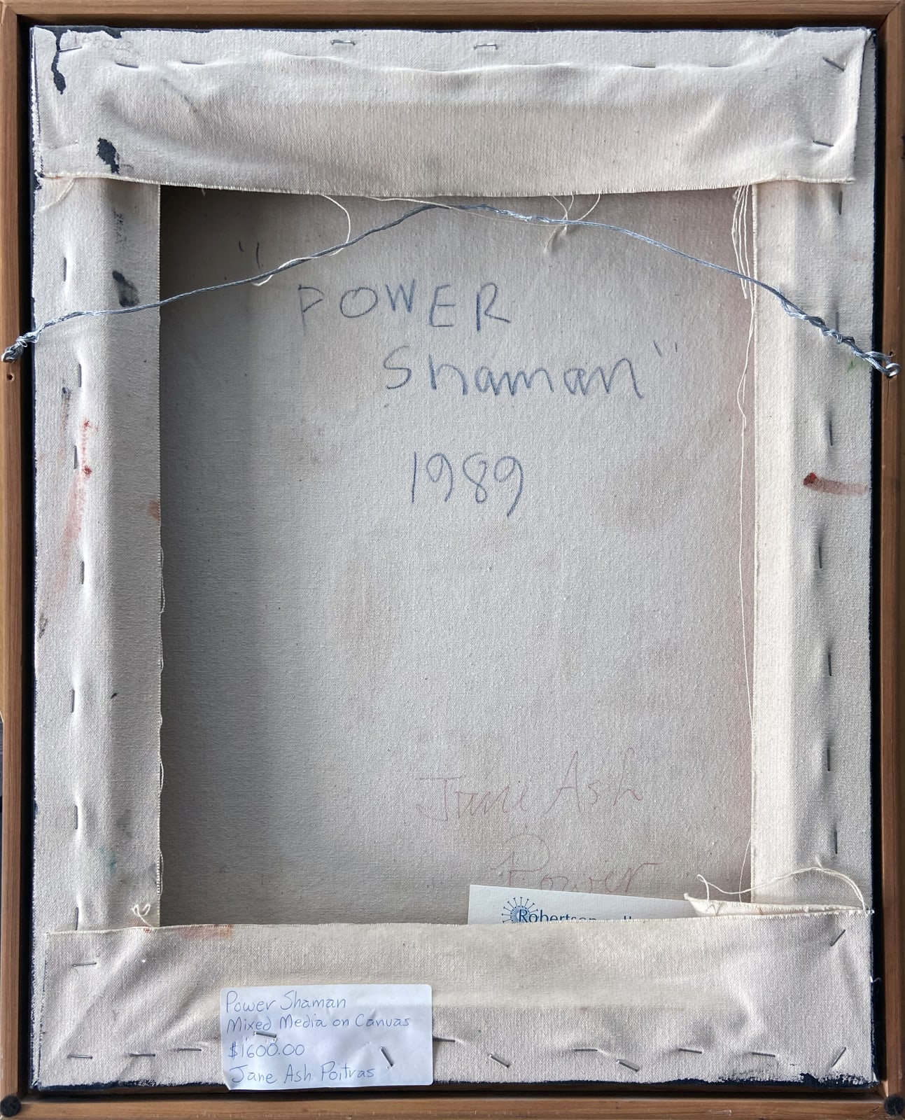 JANE ASH POITRAS, C.M., R.C.A. (1951-) CREE, Power Shaman, 1989