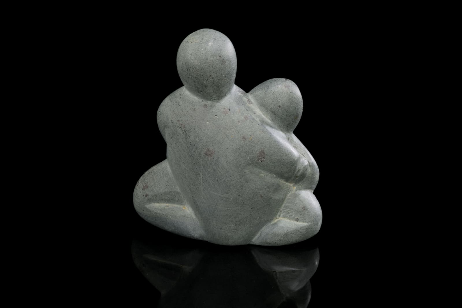 CAMILLE IQULIQ (1963-2005) QAMANI’TUAQ (BAKER LAKE), Mother with Child (Two People), April 1989