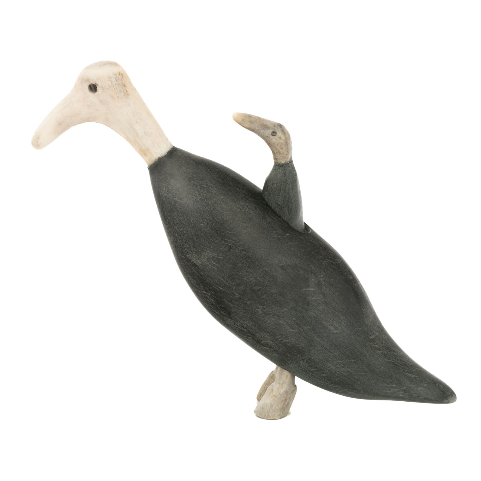 PETER INUKSHUK (1896-1975) QAMANI’TUAQ (BAKER LAKE), Bird and Young, early 1970s