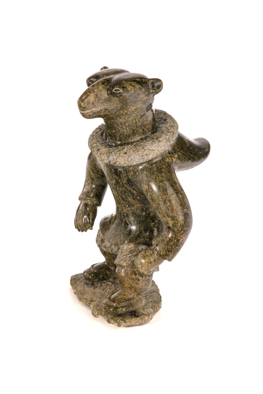 IOLA ABRAHAM IKKIDULAK (1936-2003) KIMMIRUT (LAKE HARBOUR), Bear Shaman , 1998