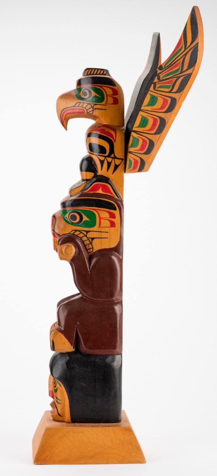 ELLEN NEEL (1916-1966) KWAKWA̱KA̱ʼWAKW, Model Totem Pole, 1965