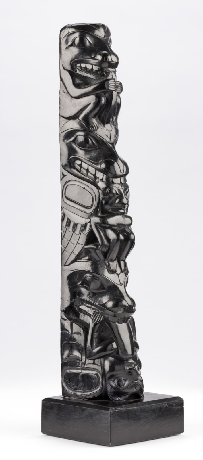 UNIDENTIFIED ARTIST, HAIDA, Model Totem Pole, c. 1890-1910