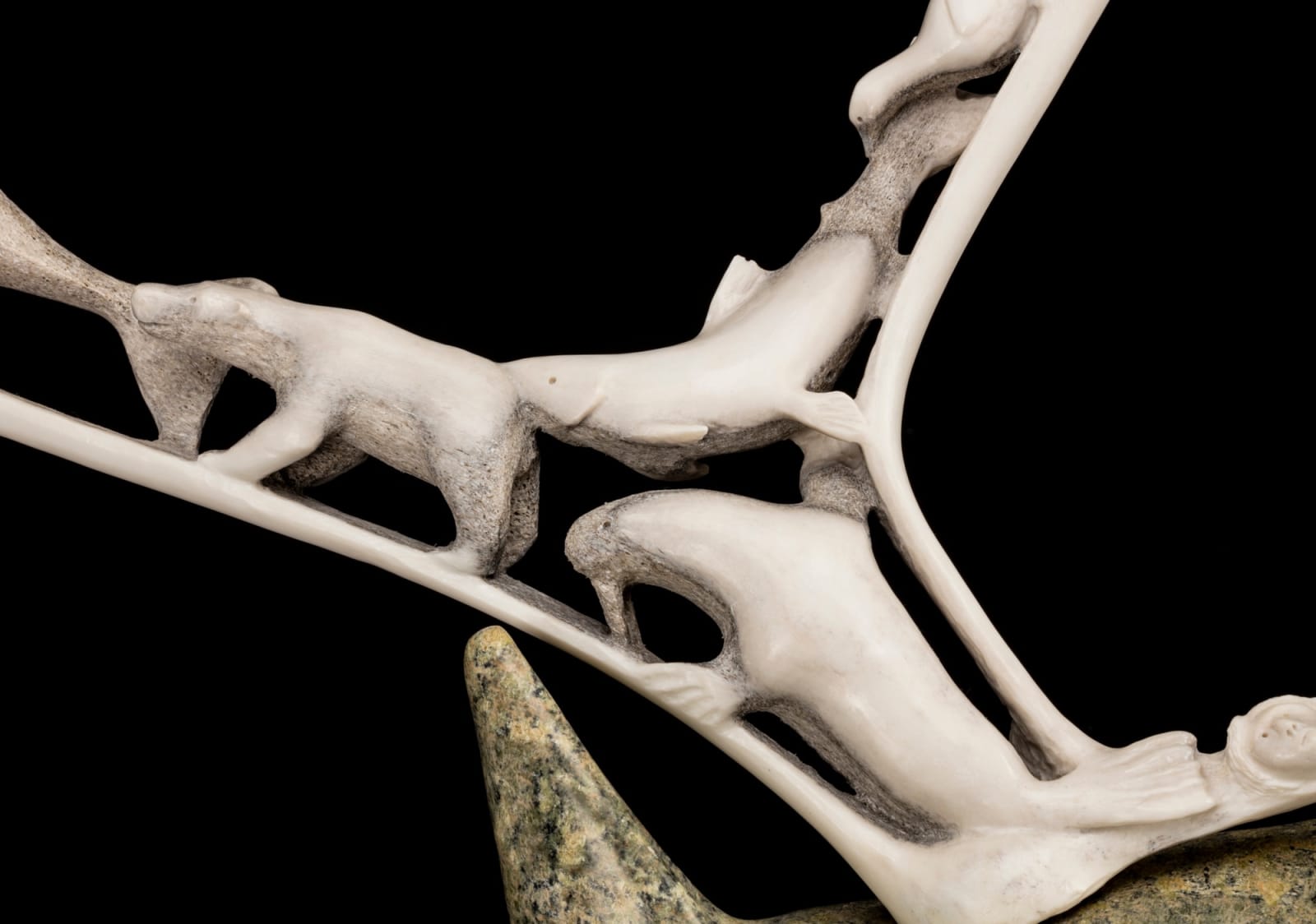 JACKOPOSIE OOPAKAK (1948-2015) IQALUIT (FROBISHER BAY), Untitled (The Inuit World), early 1990s