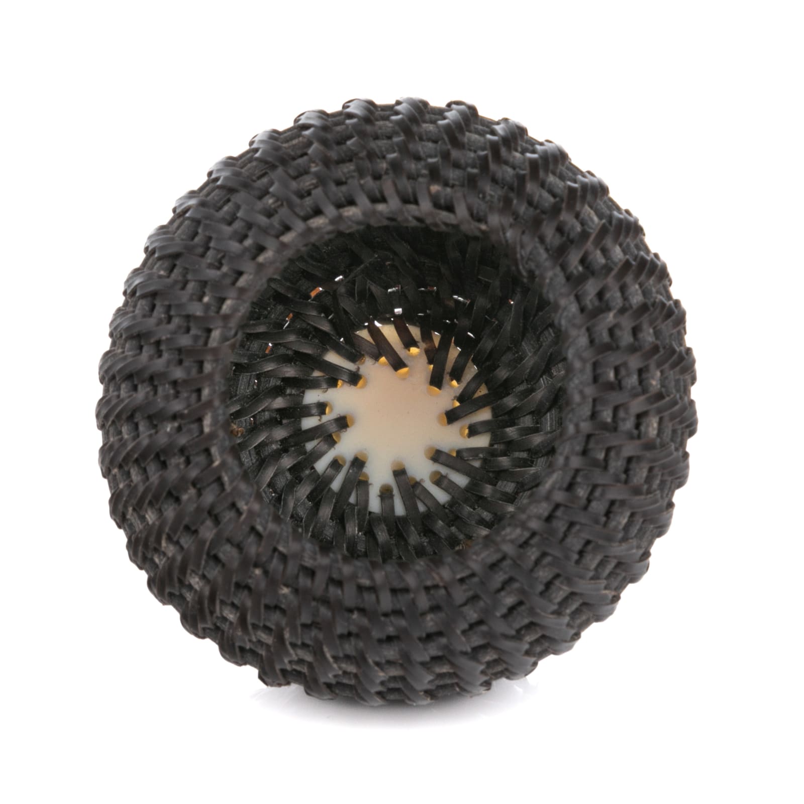 SHELDON BOGENRIFE (1953-) INUPIAQ, WAINWRIGHT, ALASKA, Basket with Seal Knob, 1980s