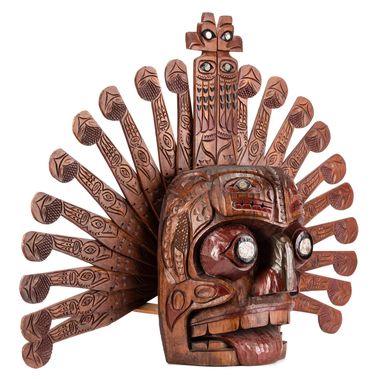 JIMMY JOHN (1876-1988), MOWACHAHT/MUCHALAHT (NUU-CHAH-NULTH), Maquinna Mask , c. 1973-1975