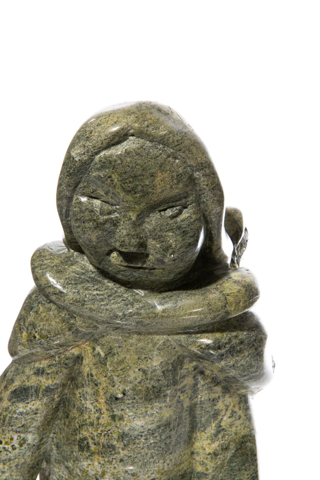 MANNUMI SHAQU (1917-2000) KINNGAIT (CAPE DORSET), Mother and Child with Goose