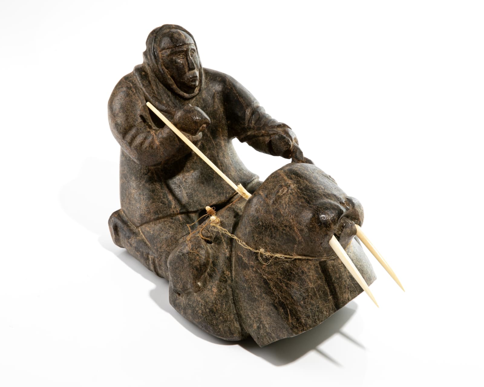 SAMMY KAITAK (1926-2004) SALLUIT (SUGLUK), Hunter with Walrus, c. 1958-62