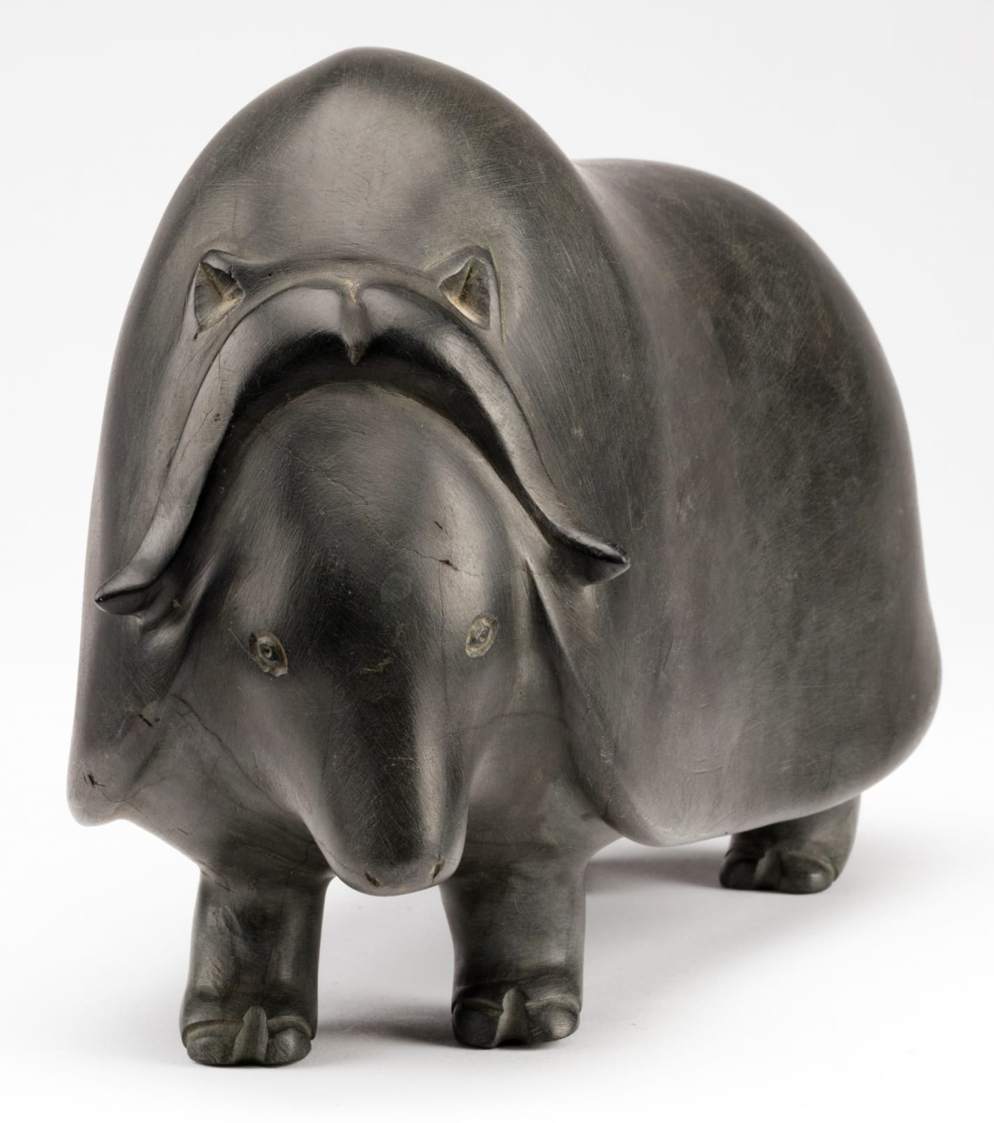 MATHEW AQIGAAQ (1940-2010) QAMANI'TUAQ (BAKER LAKE), Muskox, 1981