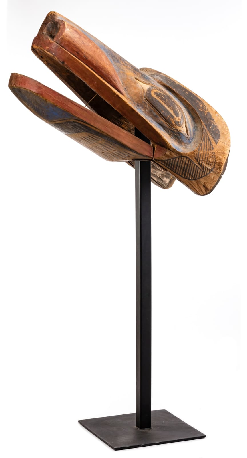 UNIDENTIFIED HEILTSUK OR HAISLA ARTIST, Large Mask or Canoe Ornament, fourth quarter of the 19th century