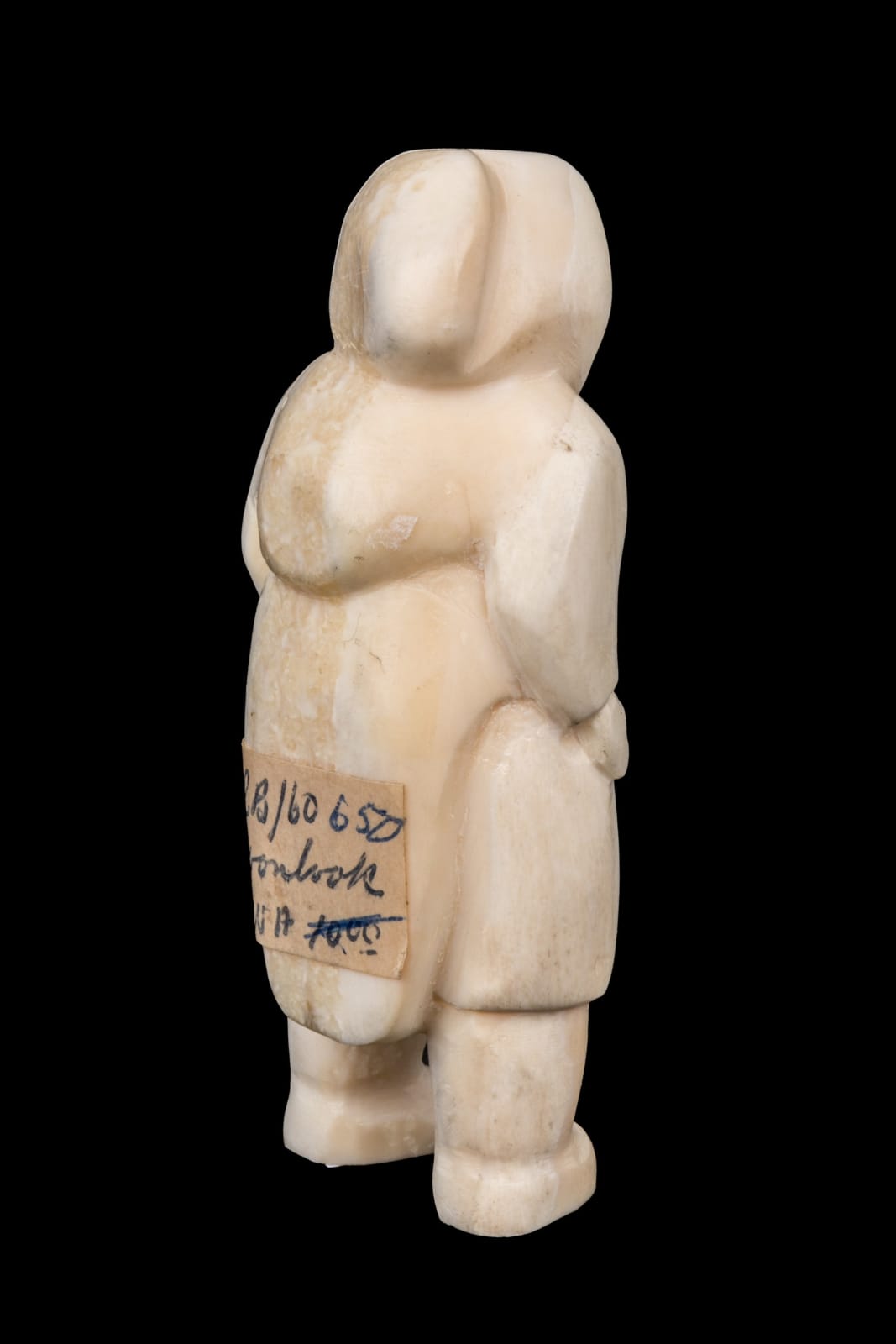 KOONLOOK, NAUJAAT (REPULSE BAY), Plump-Cheeked Figure in an Amautiq, 1960