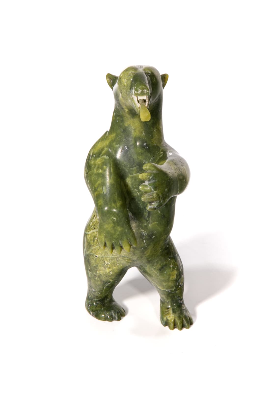 TOMMY TUKPANIE SR. (1936-2013) KINNGAIT (CAPE DORSET), Standing Bear with Lolling Tongue, 1980s