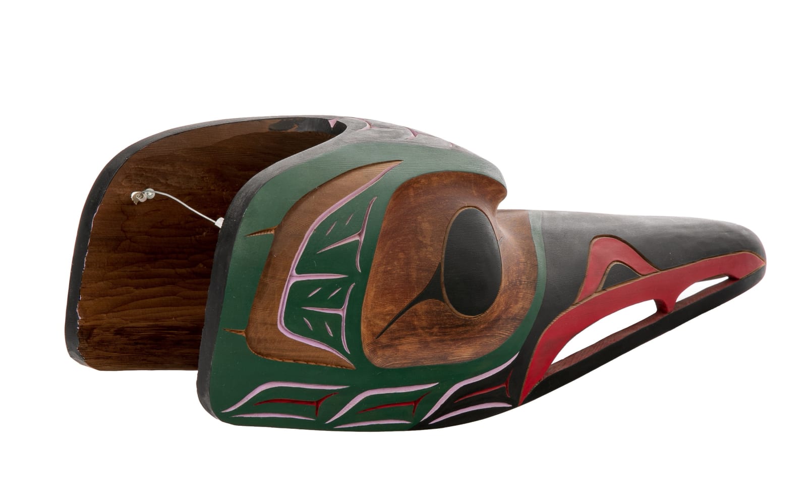 ISAAC (IKE) CHARLIE (c. 1967-) NUU-CHAH-NULTH, Hummingbird Head Mask, 2000s