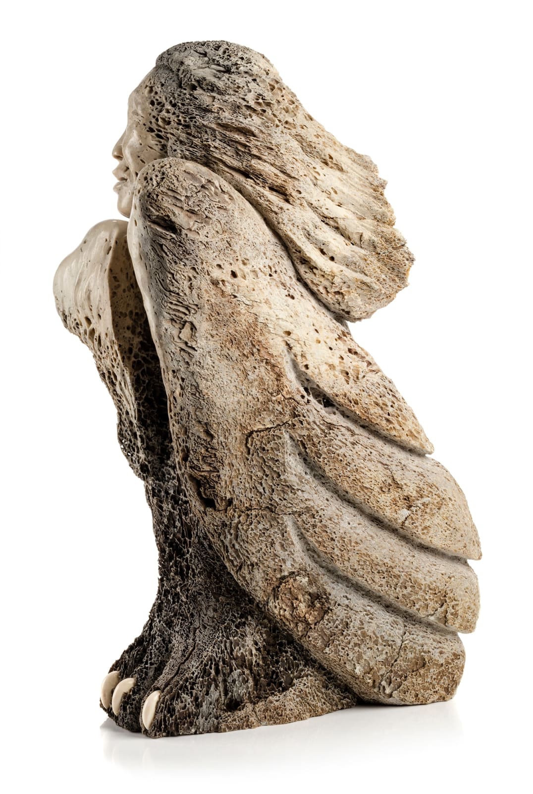 MANASIE AKPALIAPIK (1955-) IKPIARJUK (ARCTIC BAY) / ONTARIO, Bird Shaman, 1990