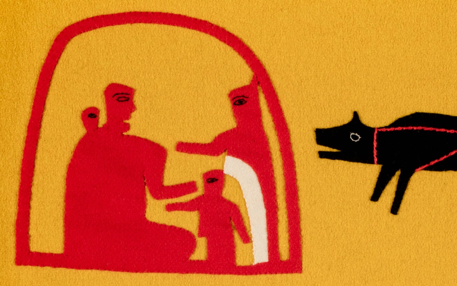 JESSIE OONARK, O.C., R.C.A (1906-1985) QAMANI'TUAQ (BAKER LAKE), Untitled (On the Land), c. 1967-68