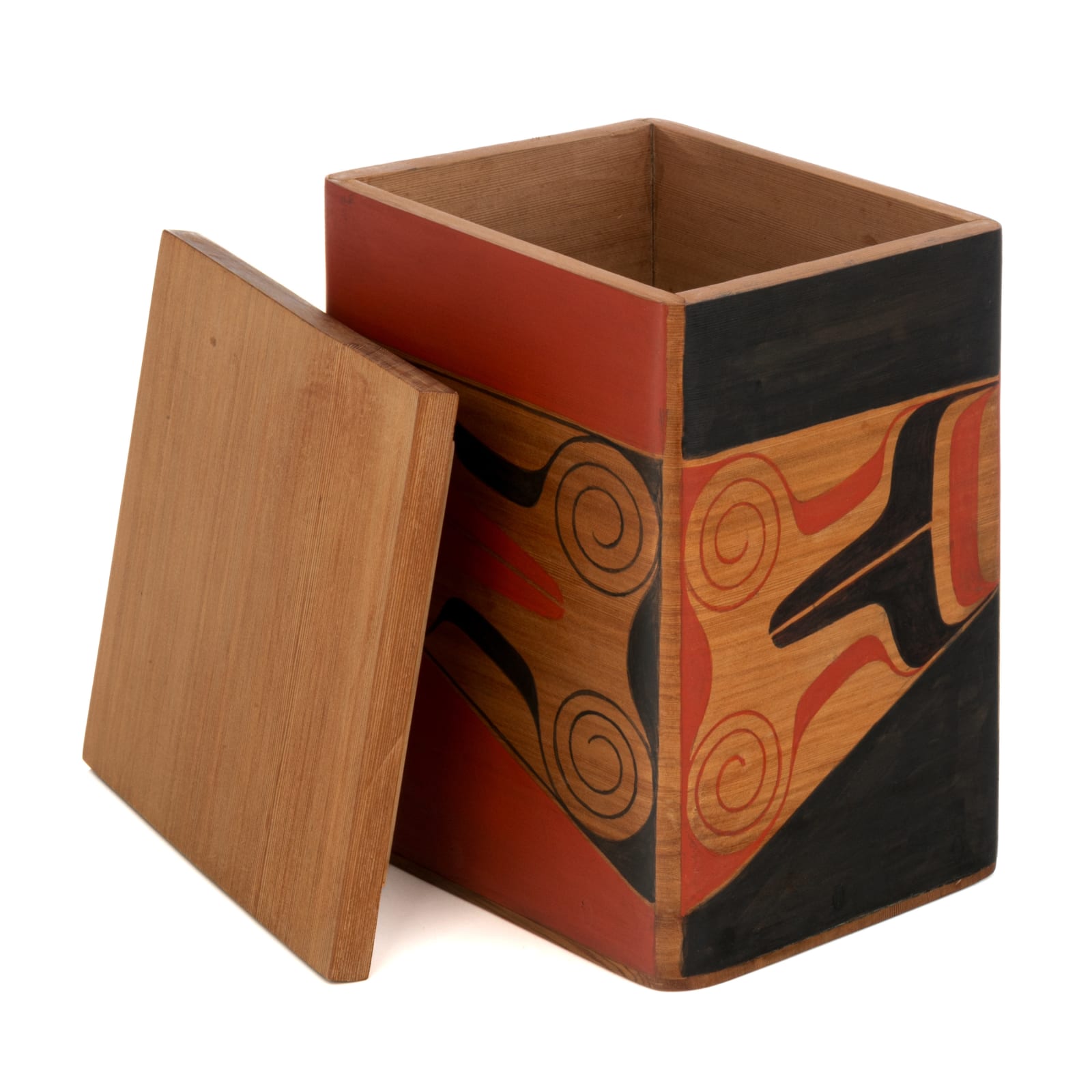 DUANE PASCO (1932-) AMERICAN, SEATTLE, WASHINGTON, 'Ksan Style Bentwood Box