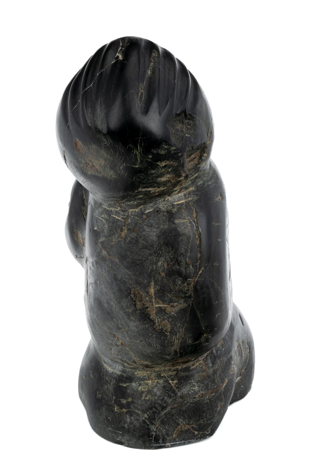 SILAS AITTAUQ (1933-2013) QAMANI'TUAQ (BAKER LAKE), Bust of Man and Woman (Portrait of the Artist and His Wife?), 1973