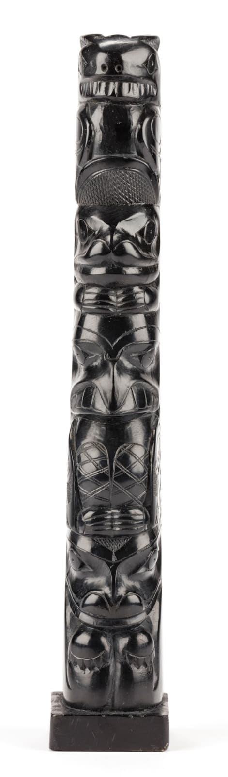 UNIDENTIFIED HAIDA ARTIST, Model Totem Pole, c. 1900-1920