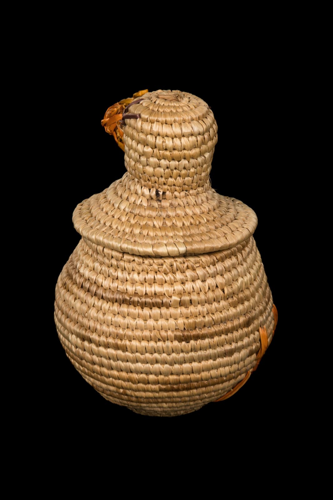 JULIE EUGENE SHOR (1936-2019), CUP’IG, NUNIVAK ISLAND, ALASKA, Puffin Basket, 1992