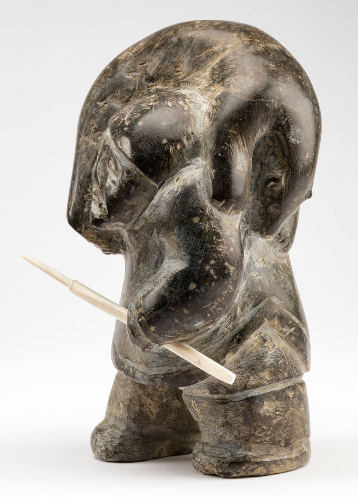 ENNUTSIAK (1893-1967) IQALUIT (FROBISHER BAY), Hunter with Captured Bear , c. 1960-62