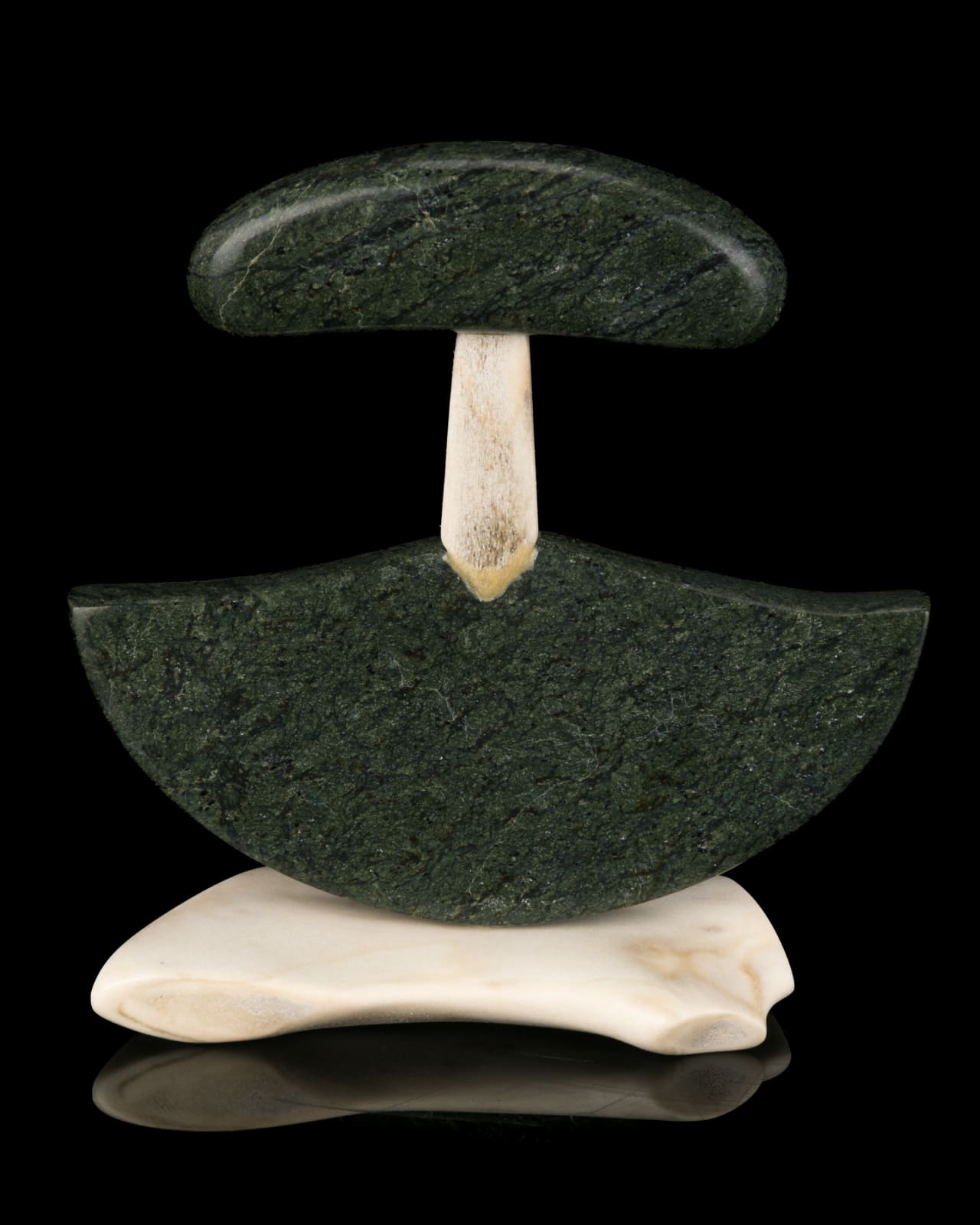 UNIDENTIFIED ARTIST, NAUJAAT (REPULSE BAY), Ulu Composition with Whale Decor, 1980s