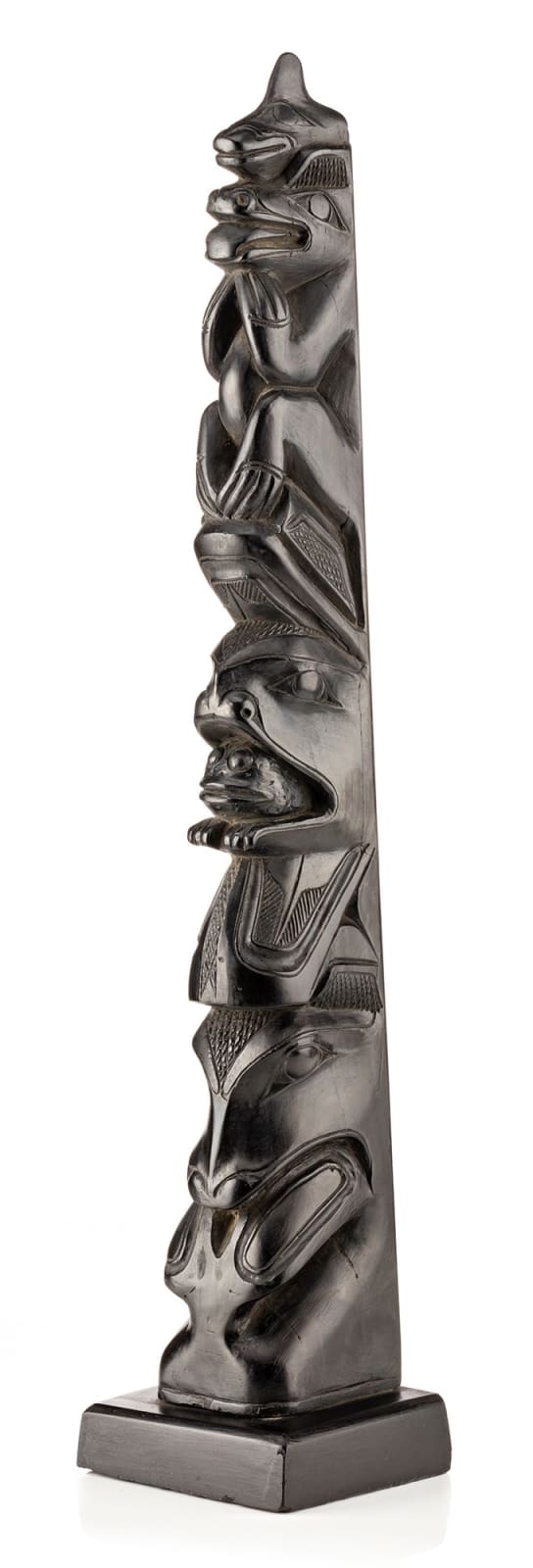 UNIDENTIFIED HAIDA ARTIST, Model Totem Pole, c. 1920s-1940s