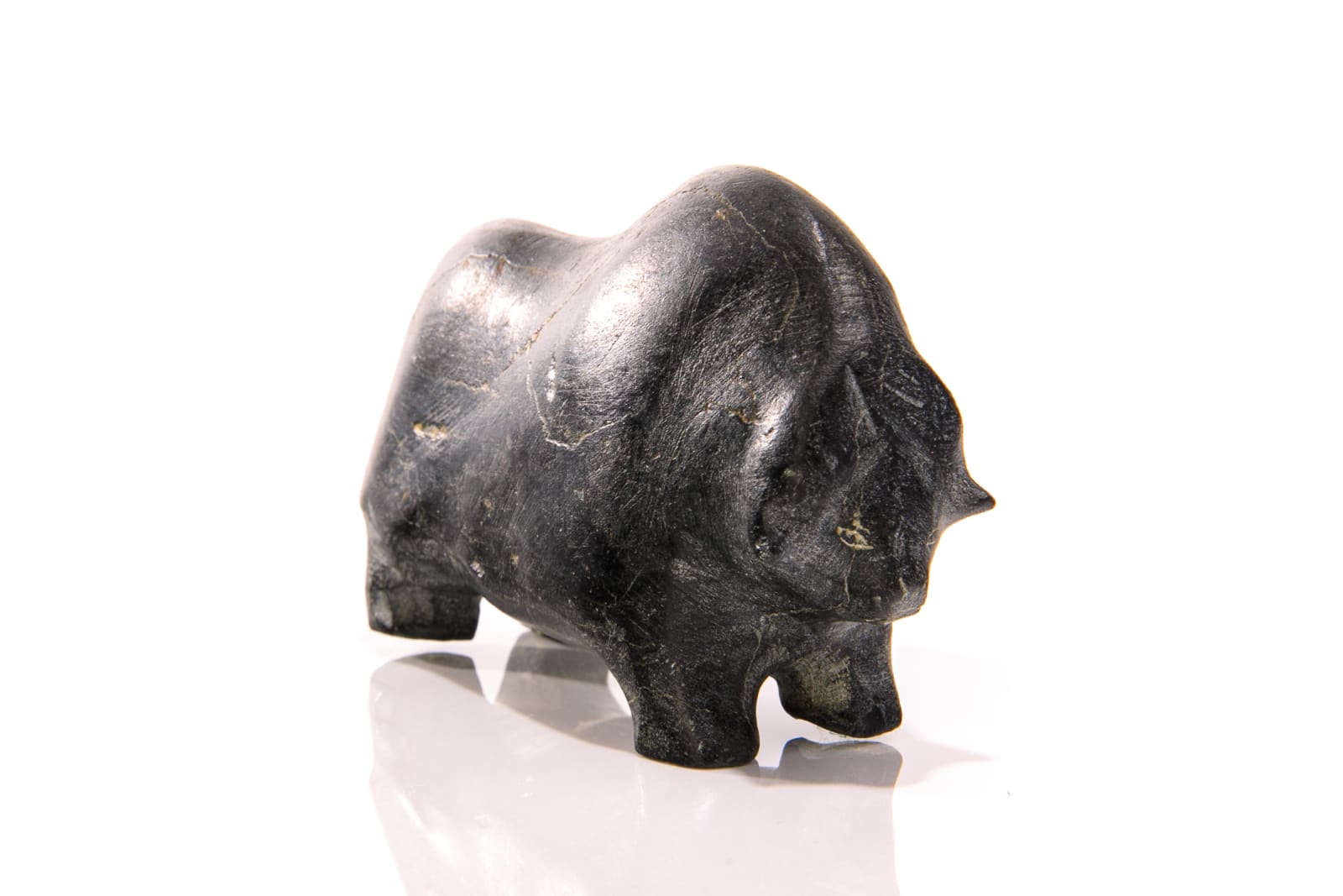 BARNABUS ARNASUNGAAQ (1924-2017) QAMANI'TUAQ (BAKER LAKE), Muskox, mid 1980s