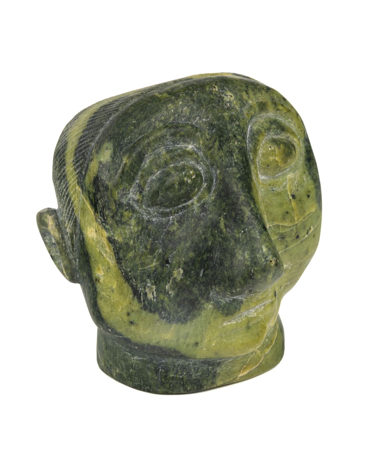 UNIDENTIFIED INUIT ARTIST, KINNGAIT (CAPE DORSET), Head with Wide Eyed Gaze, 1960