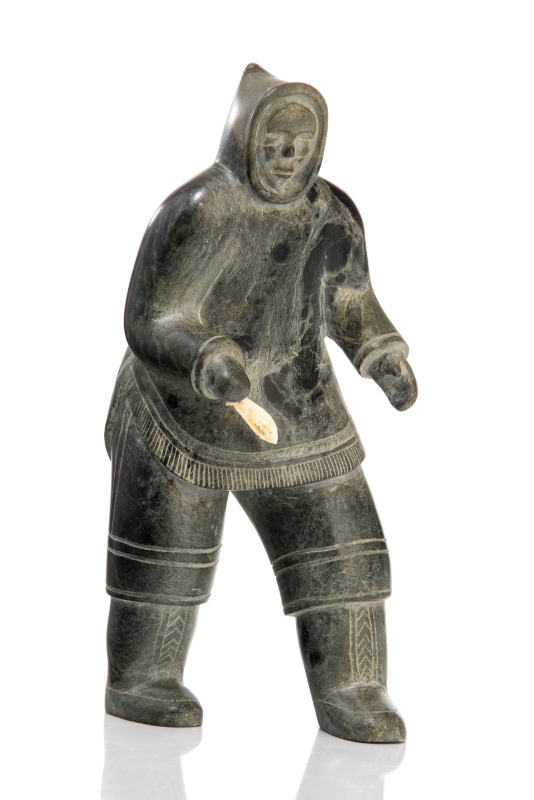 ETOSIE KAKEE, PANNIRTUQ (PANGNIRTUNG), Striding Hunter, c. 1960s