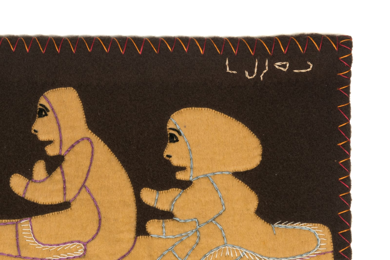 VICTORIA MAMNGUQSUALUK (1930-2016) QAMANI'TUAQ (BAKER LAKE), Untitled Work on Cloth, late 1970s