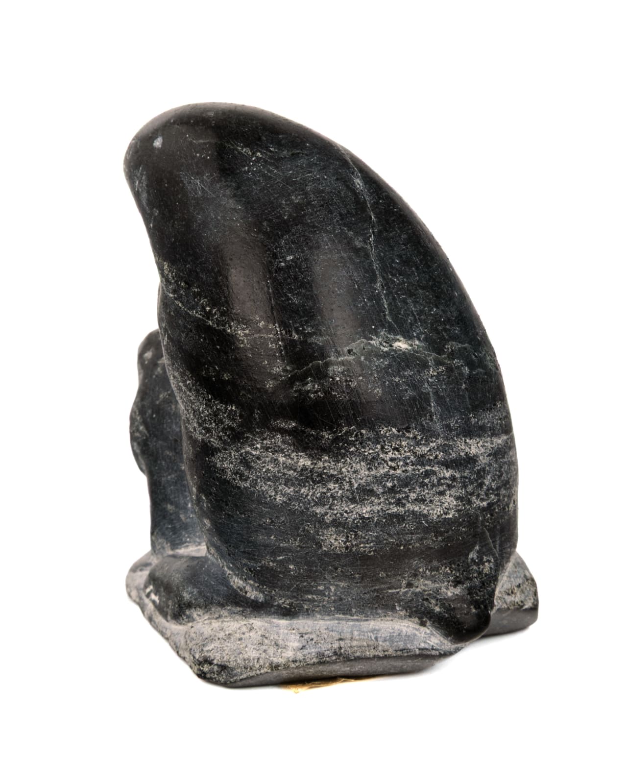 MAKUSI PANGUTU ANAUTA (1939-), PUVIRNITUQ (POVUNGNITUK) / AKULIVIK, Mother Lemming, Sheltering her Young, 1961