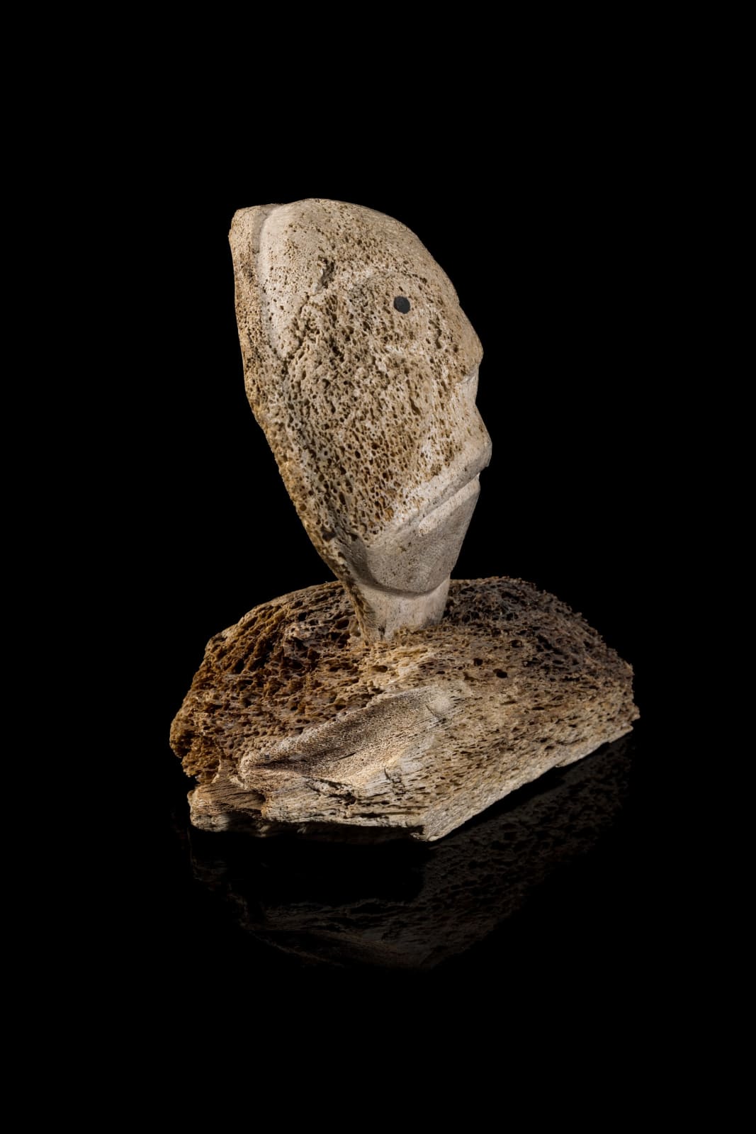 UNIDENTIFIED INUIT ARTIST, EASTERN CANADIAN ARCTIC, Head of Surprised Man, mid-late 1970s