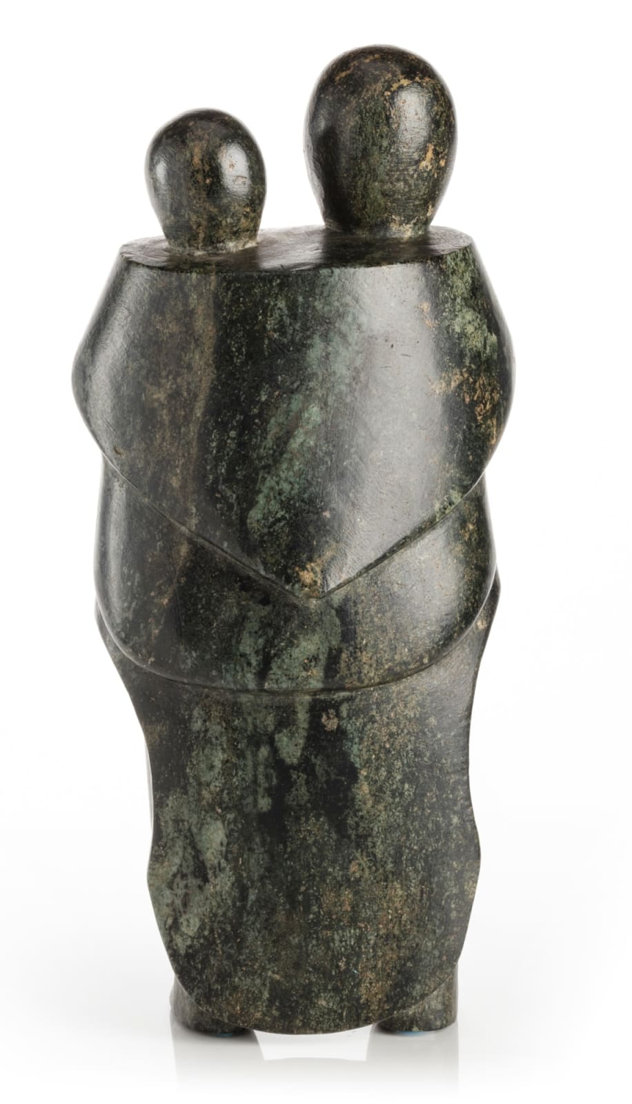 Attributed to PEESEE OSUITOK (OSHAWEETOK “A”) (1913-1979) KINNGAIT (CAPE DORSET), Mother and Child, c. 1953-54