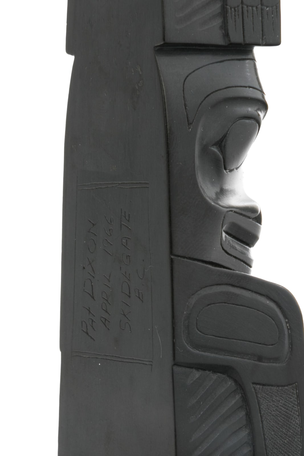 PAT DIXON (1938-2015) HAIDA, Model Totem Pole, April 1966