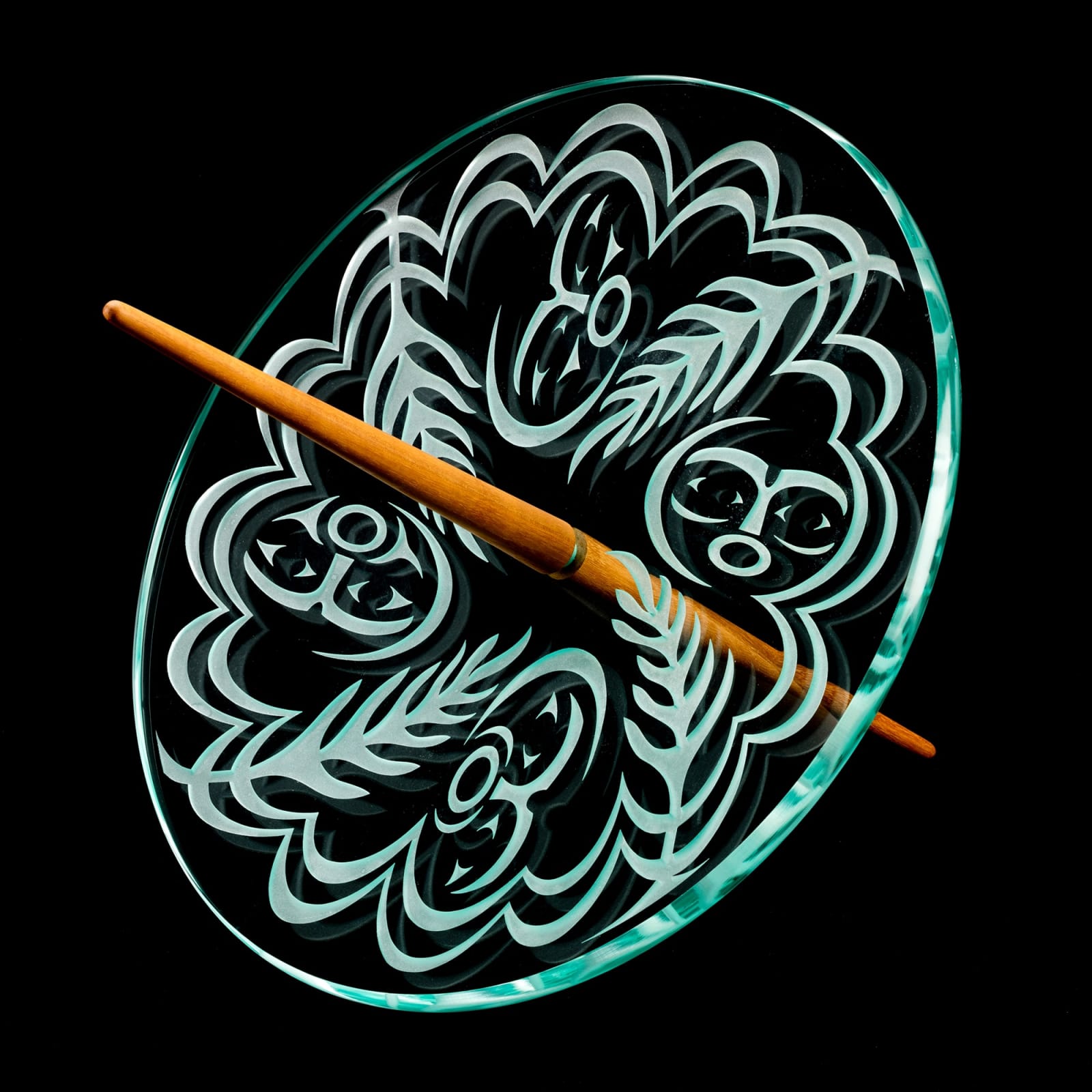 SUSAN POINT, C.C., R.C.A., O.B.C (1952-) MUSQUEAM, COAST SALISH, Spindle Whorl: People of the Earth, c. 1995-2000