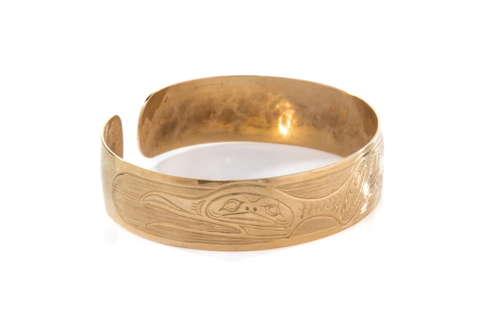 VAE, TLINGIT, Cuff Bracelet with Profile Raven, c. 1900-1910