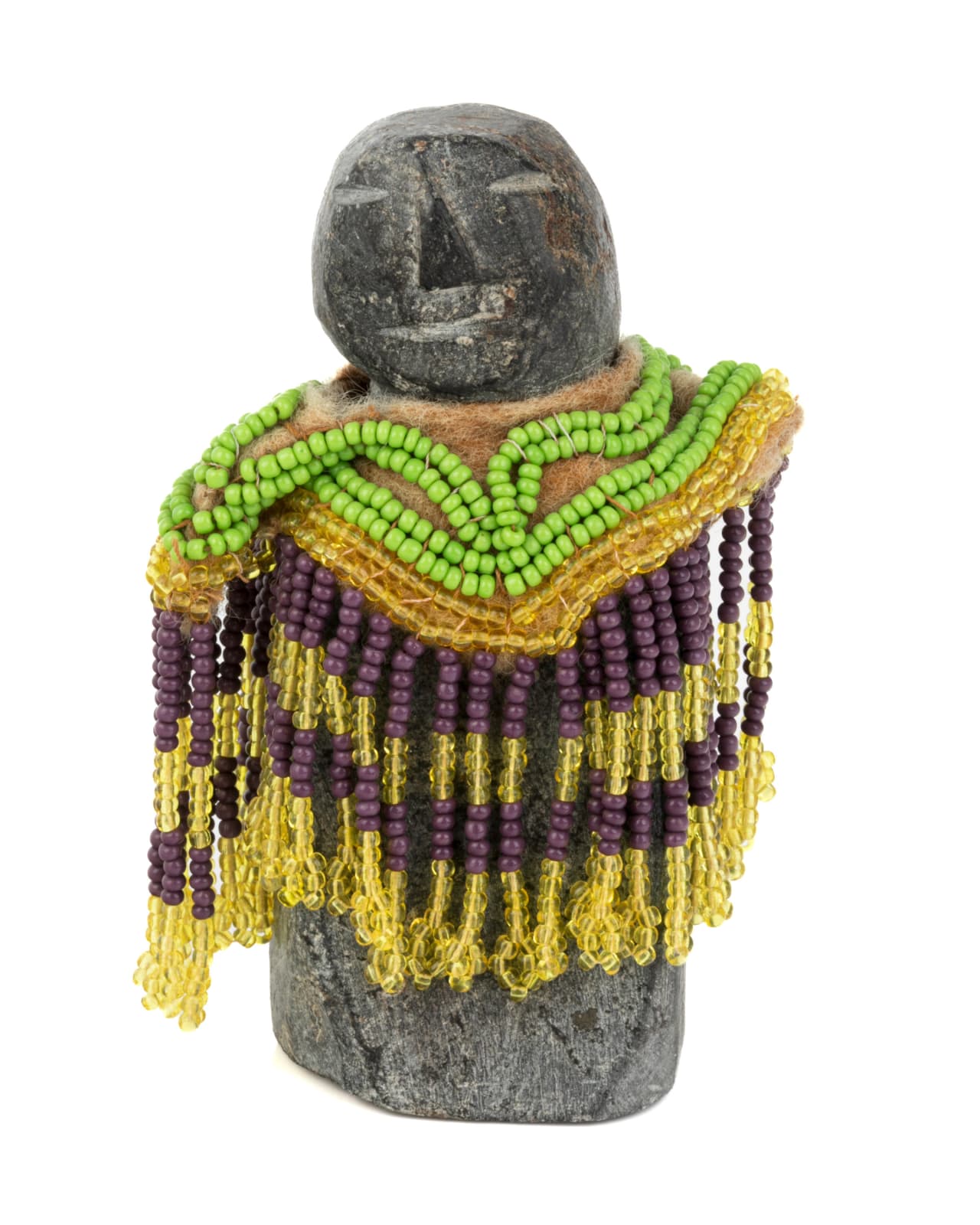 EVA TALOOKI ALIKTILUK (1927-1994) ARVIAT (ESKIMO POINT), Woman in a Beaded Amautiq