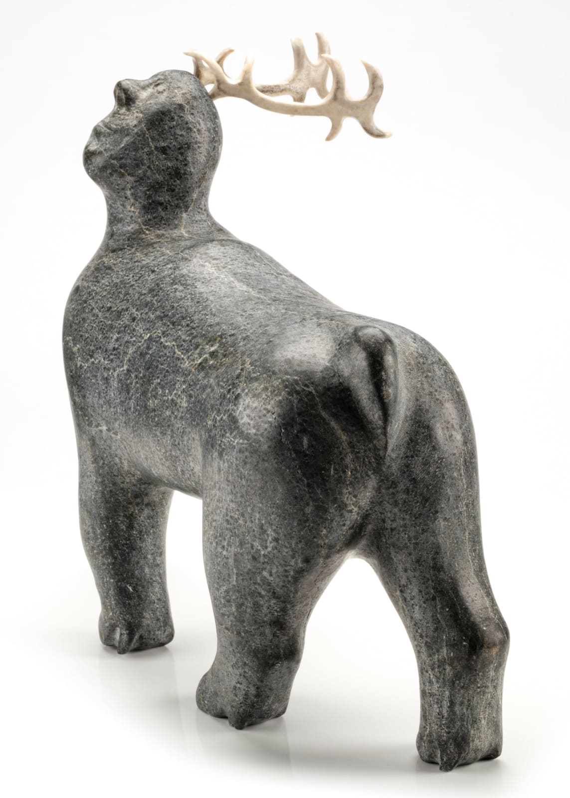 JOSIAH NUILAALIK (1928-2005) QAMANI'TUAQ (BAKER LAKE), Caribou/Man, c. 1996