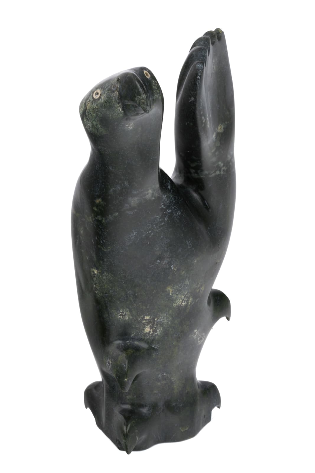 GIDEON QAUQJUAQ (1941-) TALOYOAK (SPENCE BAY), Gull with Flippered, Waving Wing, 1990s