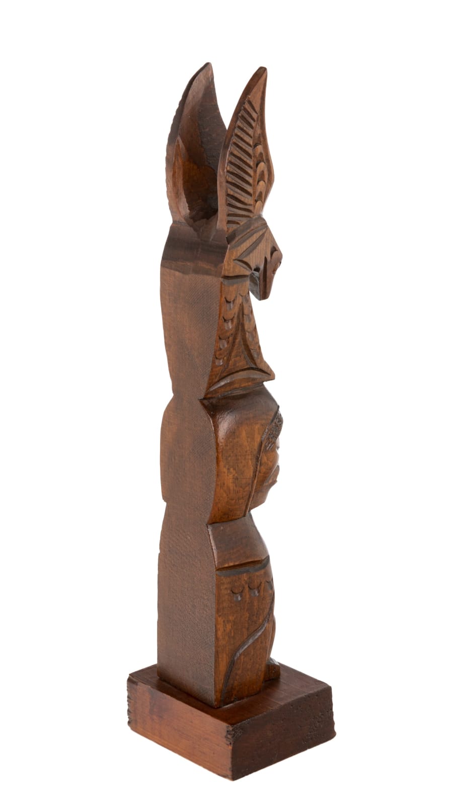 JIMMY JOHN (1876-1988), MOWACHAHT/MUCHALAHT (NUU-CHAH-NULTH), Model Totem Pole, c. 1950s or 1960s