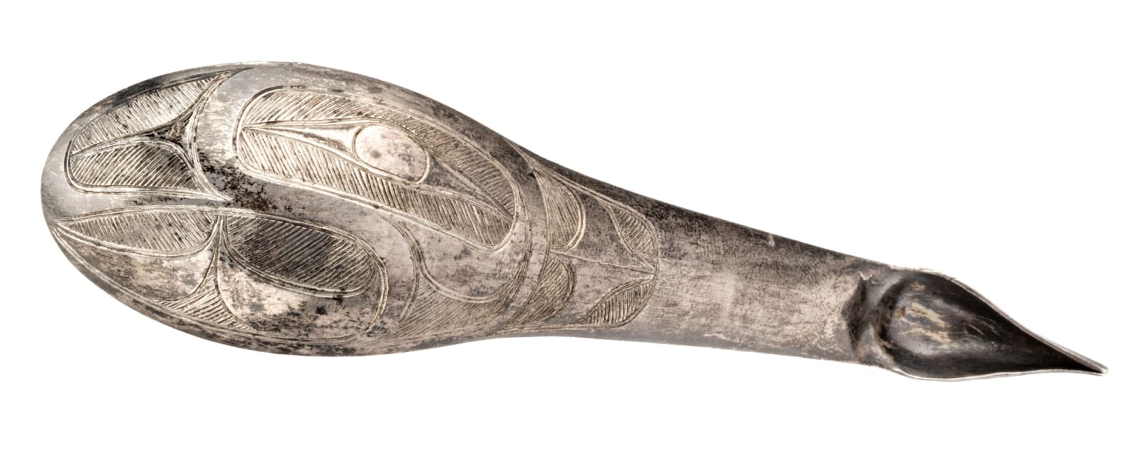 ATTRIBUTED TO CHARLES EDENSHAW (DAAX’IGANG or TAHAYGEN) (1839-1920), MASSET, HAIDA GWAII, Spoon, c. 1890-1910