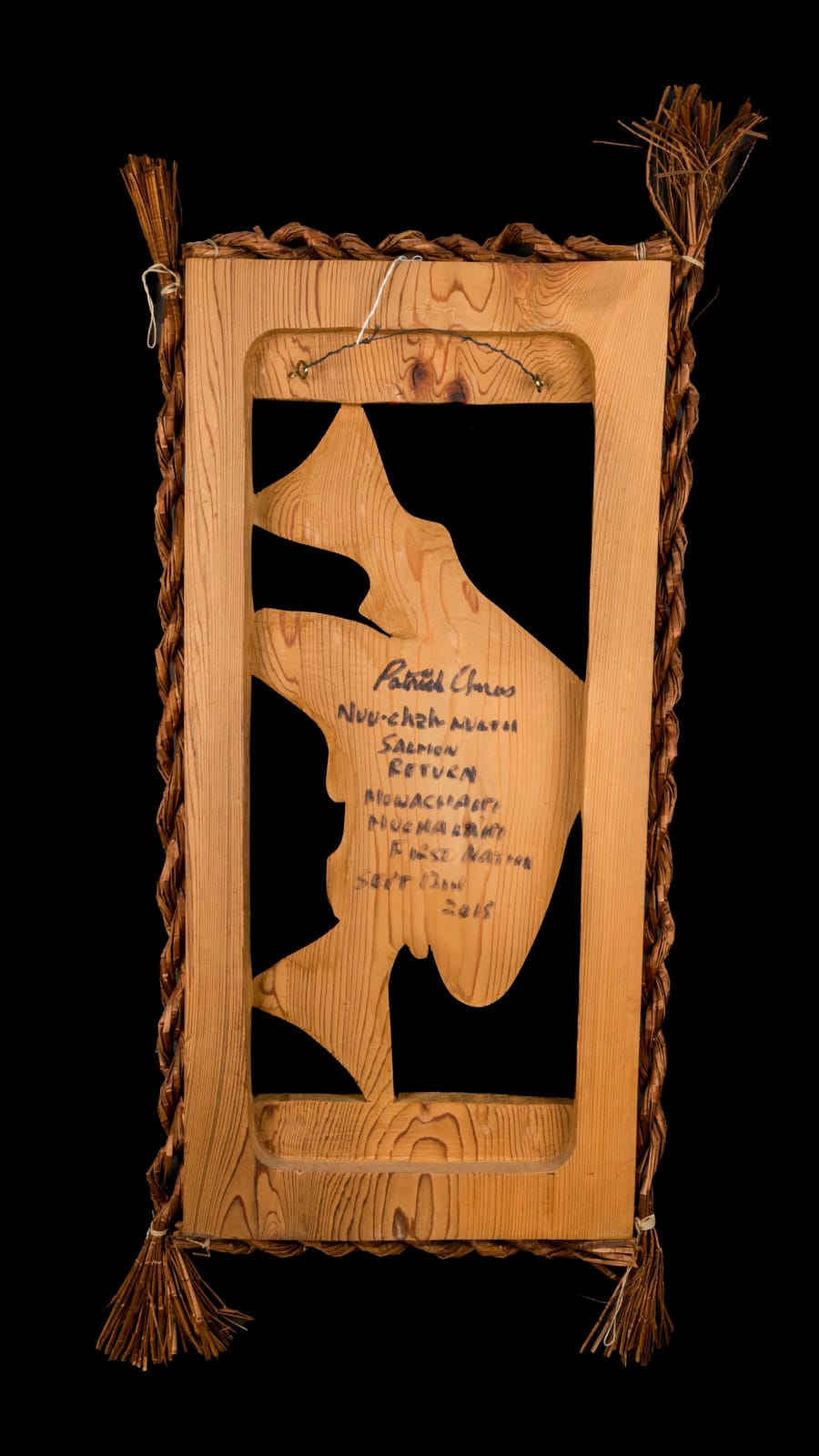 PATRICK AMOS (1957-) NUU-CHAH-NULTH, Salmon Return, 13 Sept 2018