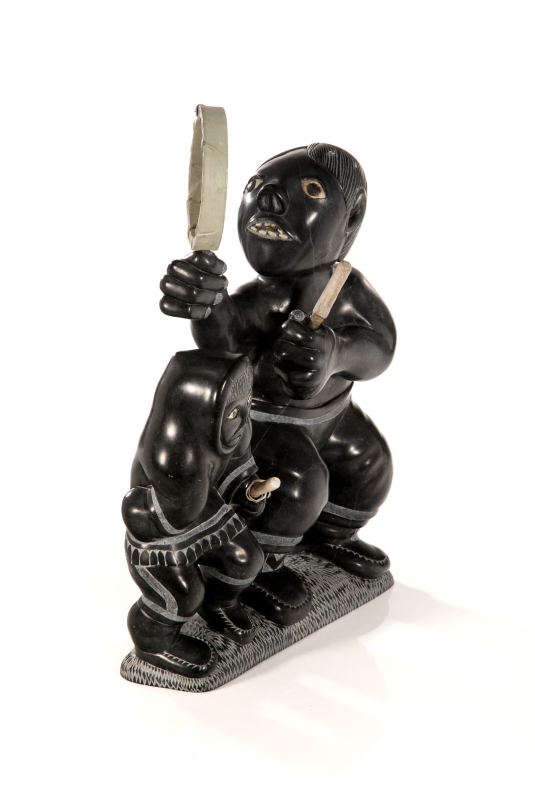 SIMEONIE ELIJASSIAPIK (1948-) INUKJUAK (PORT HARRISON), Drum Dancing Scene, 1985