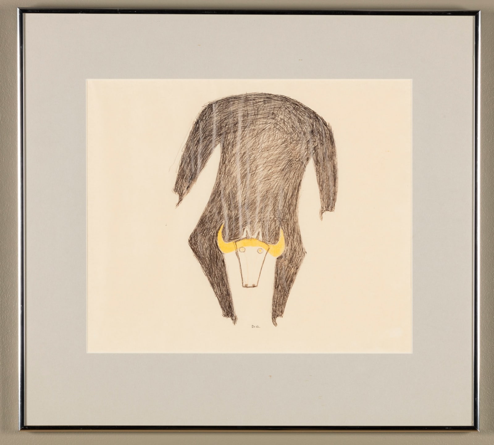 JESSIE OONARK, O.C., R.C.A (1906-1985) QAMANI'TUAQ (BAKER LAKE), Muskox, c. 1967