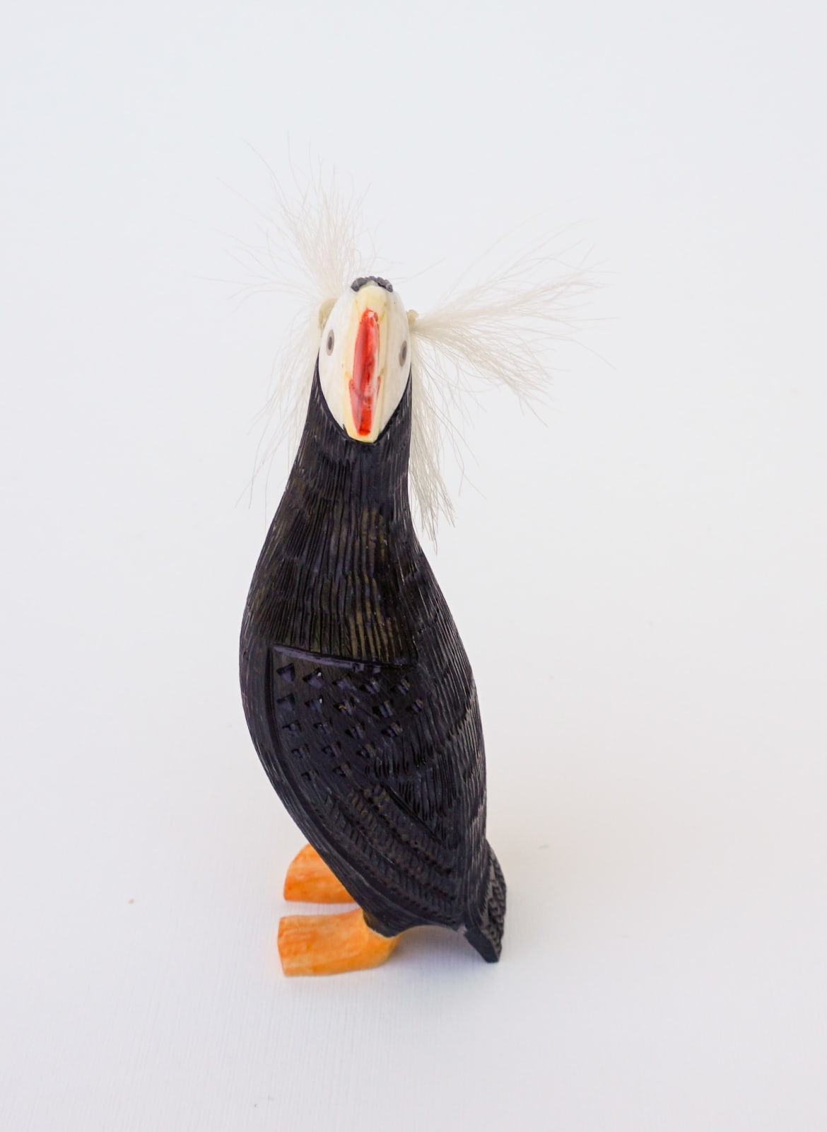 QUENTIN OSEUK (1974-2020), SIBERIAN YUPIK, Tufted Puffin, 2000s