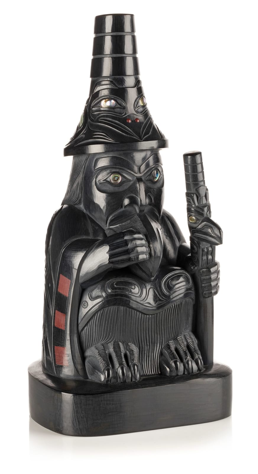 CHRISTIAN WHITE (1962-) OLD MASSET, HAIDA GWAII, Raven Chief, 2003