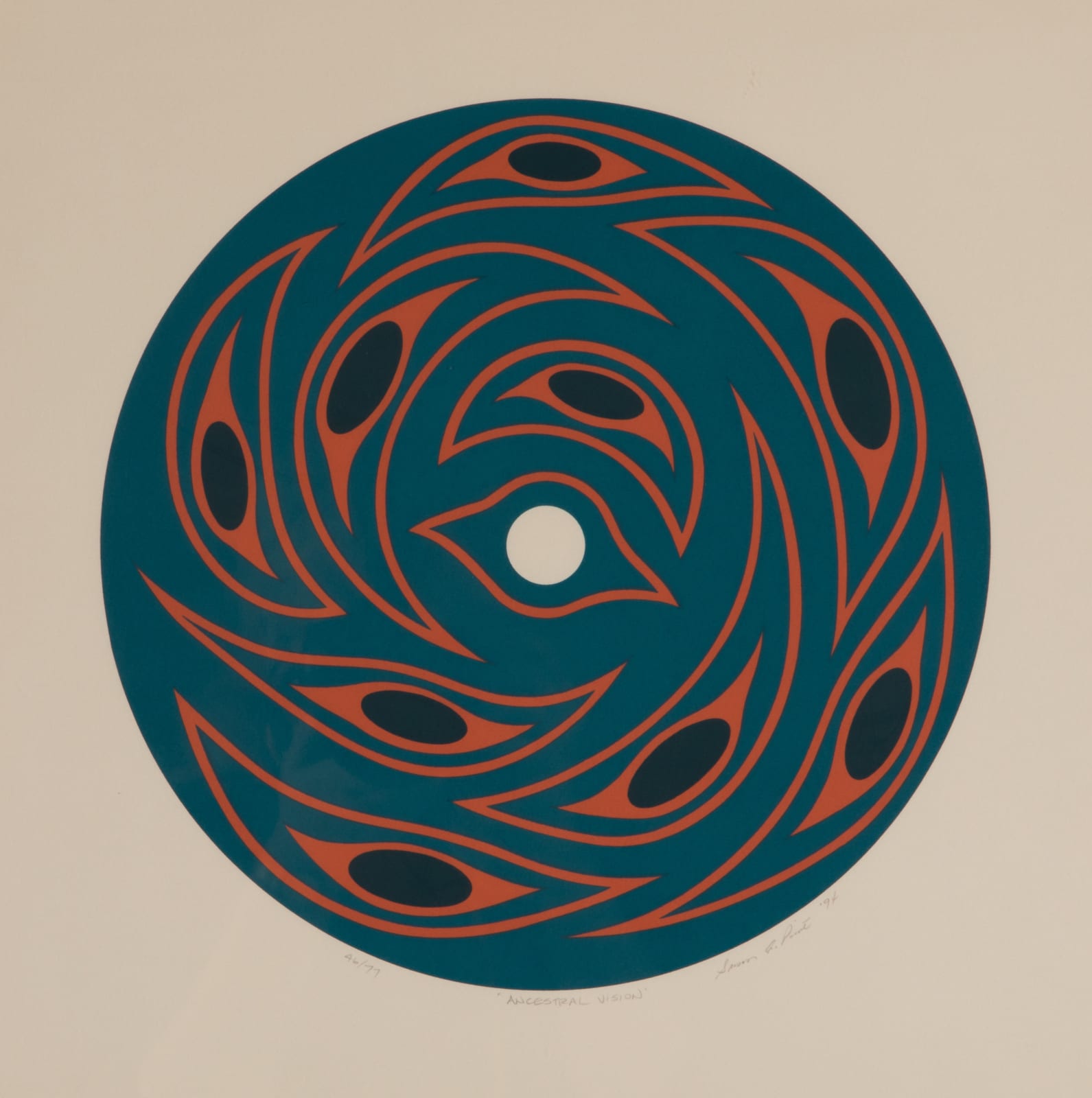 SUSAN POINT, C.C., R.C.A., O.B.C (1952-) MUSQUEAM, COAST SALISH, Ancestral Vision, 1994